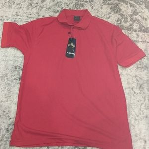 NWT RQQBA red polo shirt